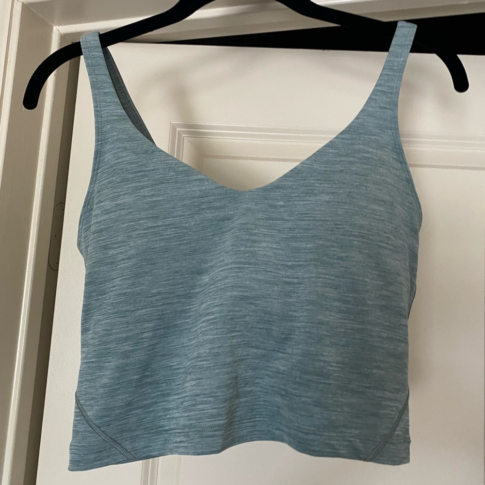 Lululemon Yoga Align Tank Heathered Tidewater Teal Size 10